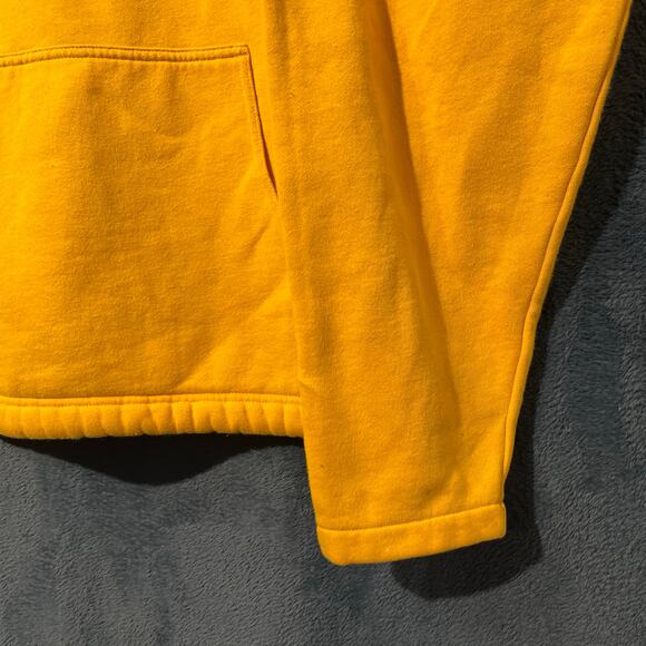 Vintage Y2K Chaps Yellow Heavy Single Stitch Pull Over Hoodie Mens‎ Size XXL - Picture 3 of 7